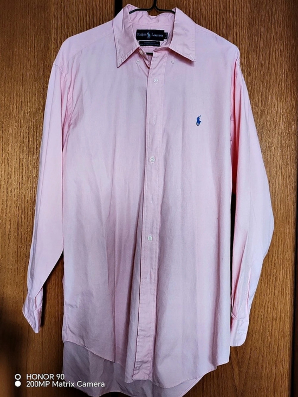Ralph Lauren Yarmouth Pinpoint Oxford Shirt Pink 15-1/2, 33